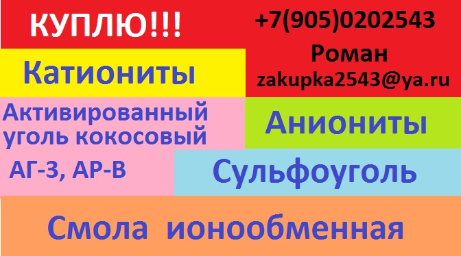 Катиониты, аниониты